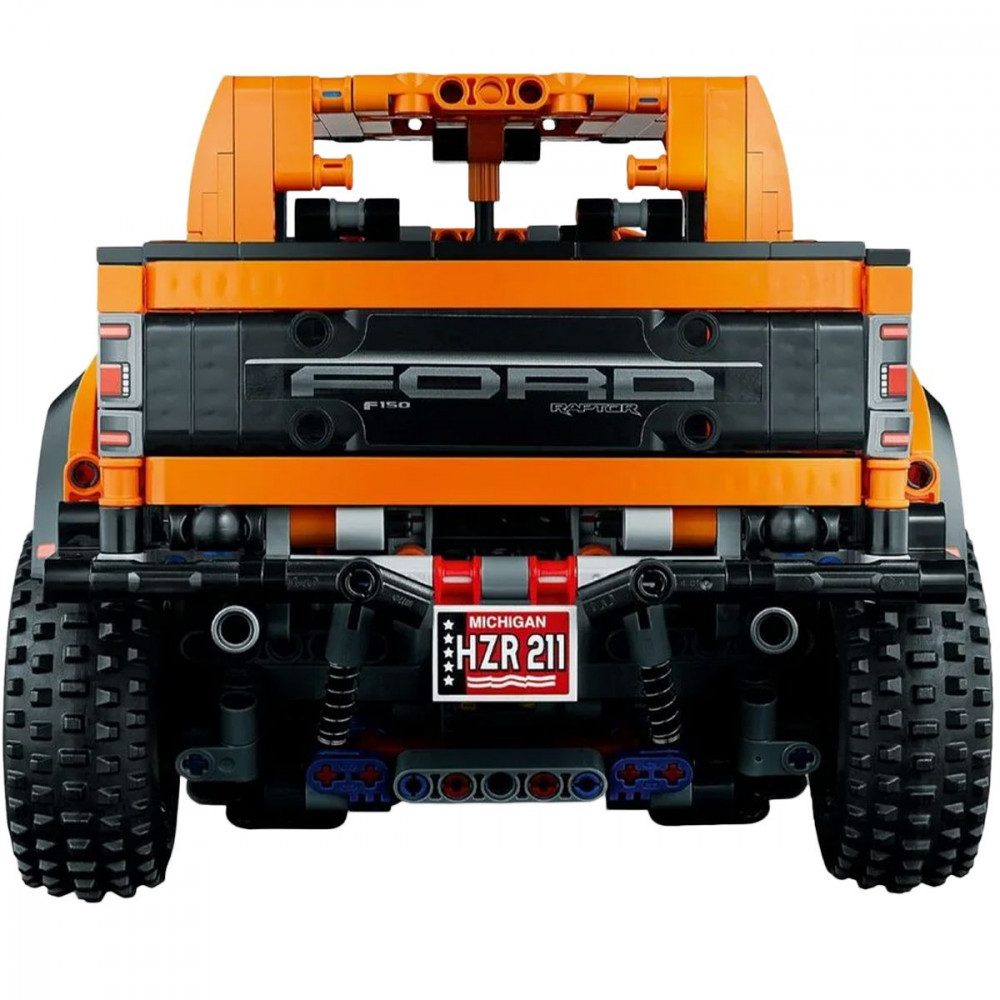 Машинка-конструктор F-150 Raptor orange (68028) Оранжевый на картинке №7