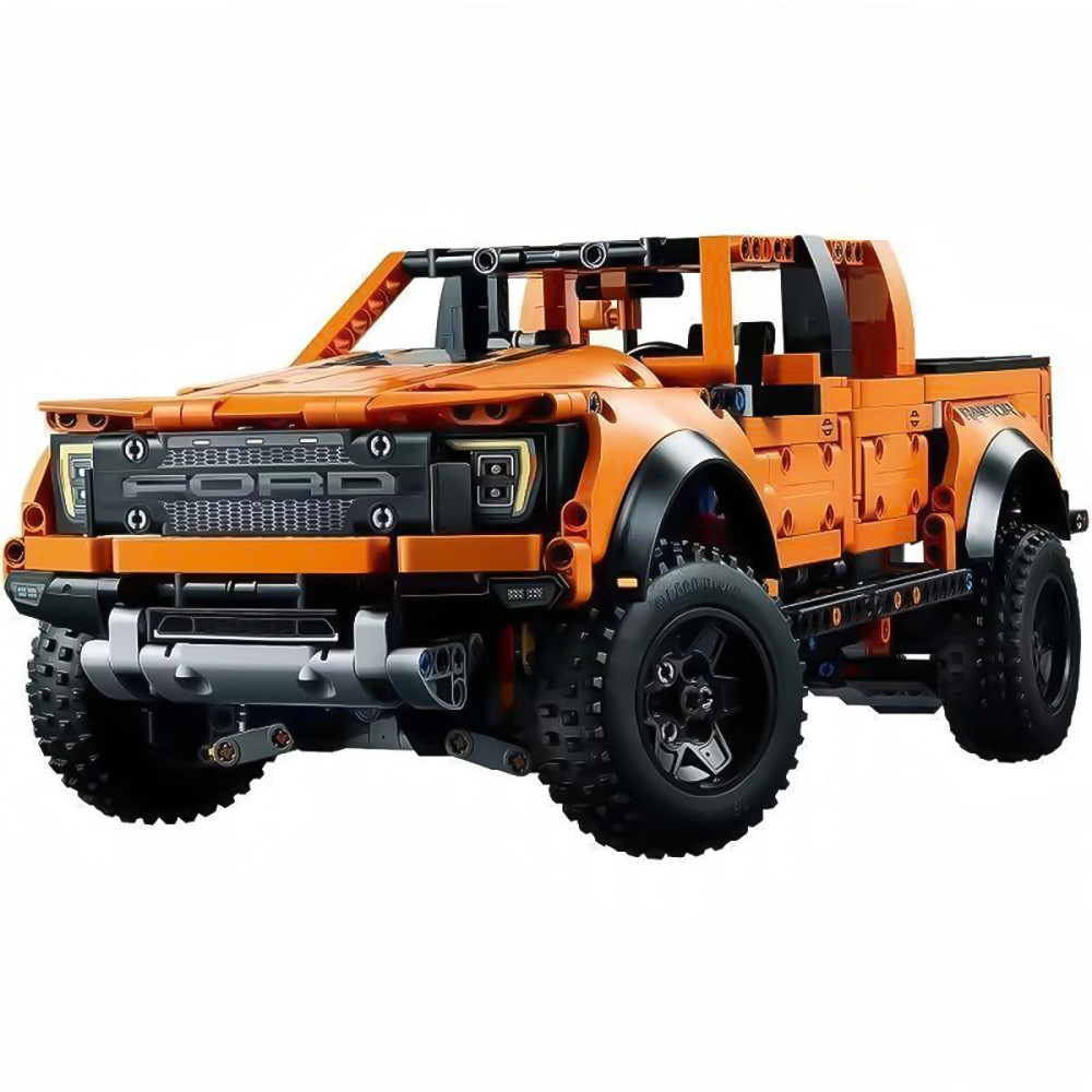 Машинка-конструктор F-150 Raptor orange (68028) Оранжевый на картинке №1