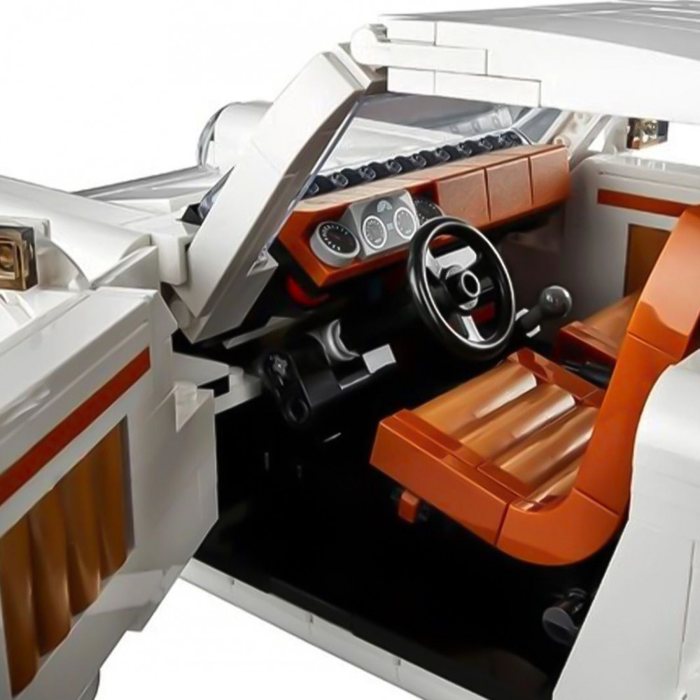 Машинка-конструктор Porsche 911RS white (68032) Белый на картинке №11