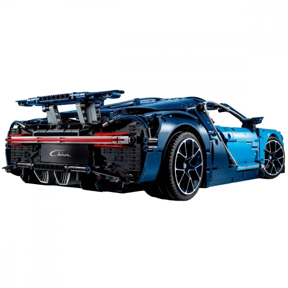 Машинка-конструктор Bugatti Chiron blue (68035) Синий на картинке №4