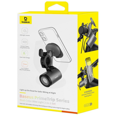 Купить Держатель для велосипеда Baseus PrimeTrip Series Dual-Color Bike Light 2-in-1 65303 - Ncase