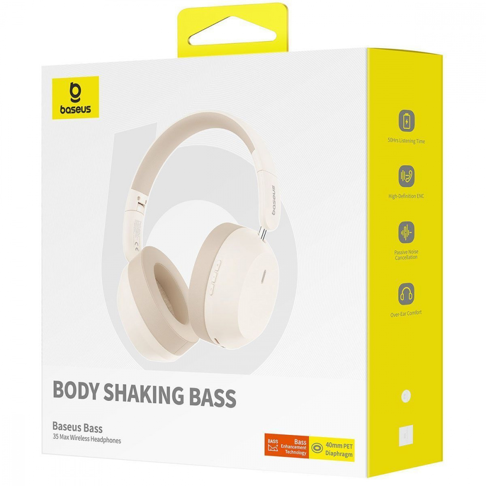 Бездротові навушники Baseus Bass 35 Max — Придбати в Україні - фото 1