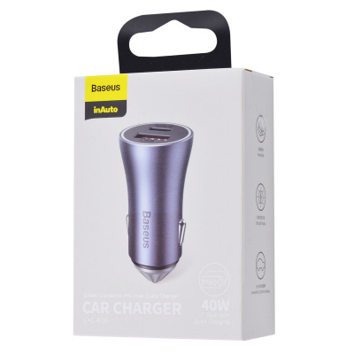 АЗП Baseus Golden Contactor Pro 40W USB + Type-C — Придбати в Україні