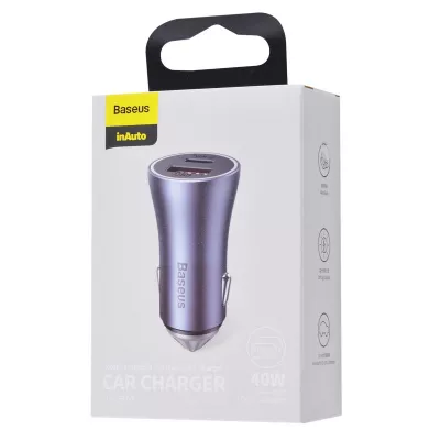 АЗП Baseus Golden Contactor Pro 40W USB + Type-C — Придбати в Україні