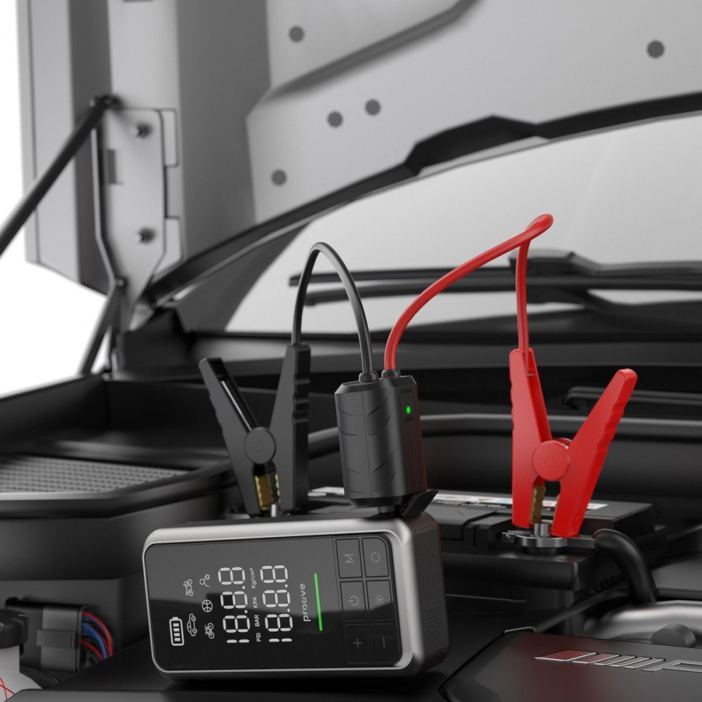 Пусковий Пристрій + Насос Proove Air Jump 10400mAh 1000A — Придбати в Україні - фото 6