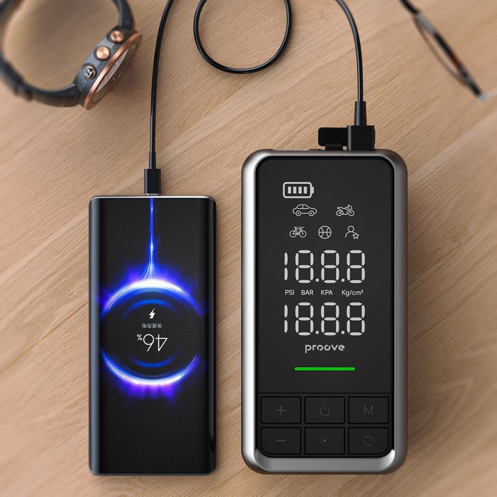 Пусковий Пристрій + Насос Proove Air Jump 10400mAh 1000A — Придбати в Україні - фото 7