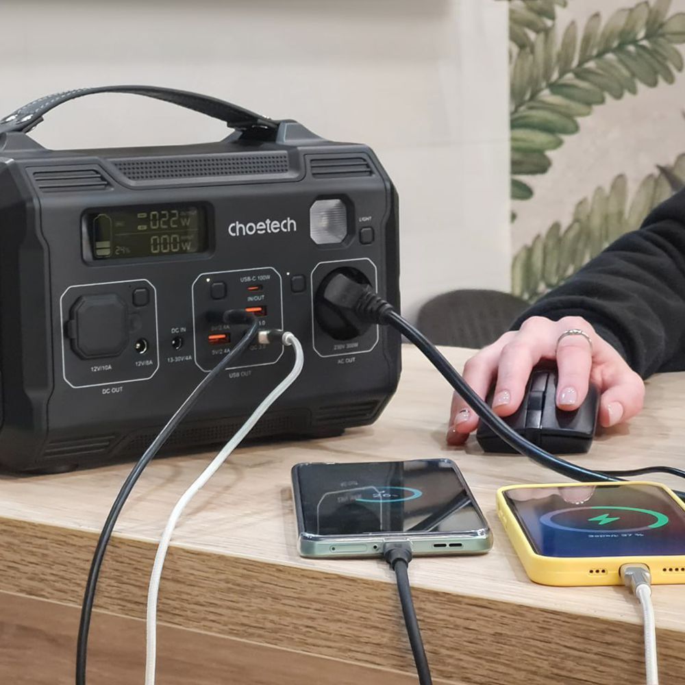 Портативна зарядна станція Choetech 300W* — Придбати в Україні - фото 7