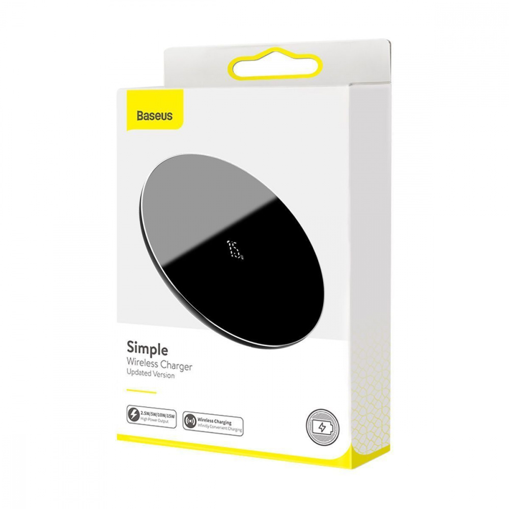 Wireless charger Baseus Simple 15W (Type-C version) - фото 1