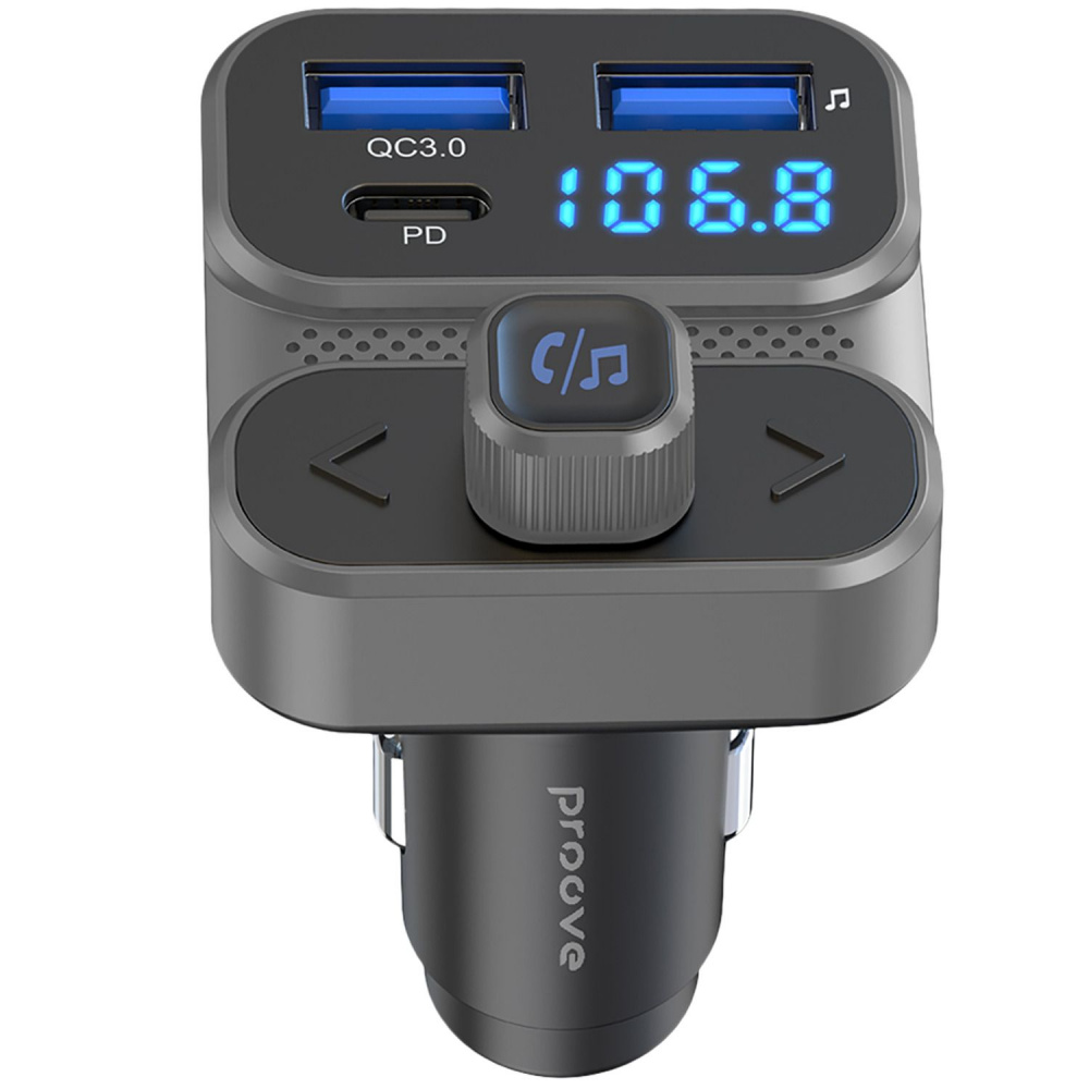 Автомобильное ЗУ Proove FM Launcher Luxor SE 36W (PD+QC3.0) Type-C+USB - фото 2
