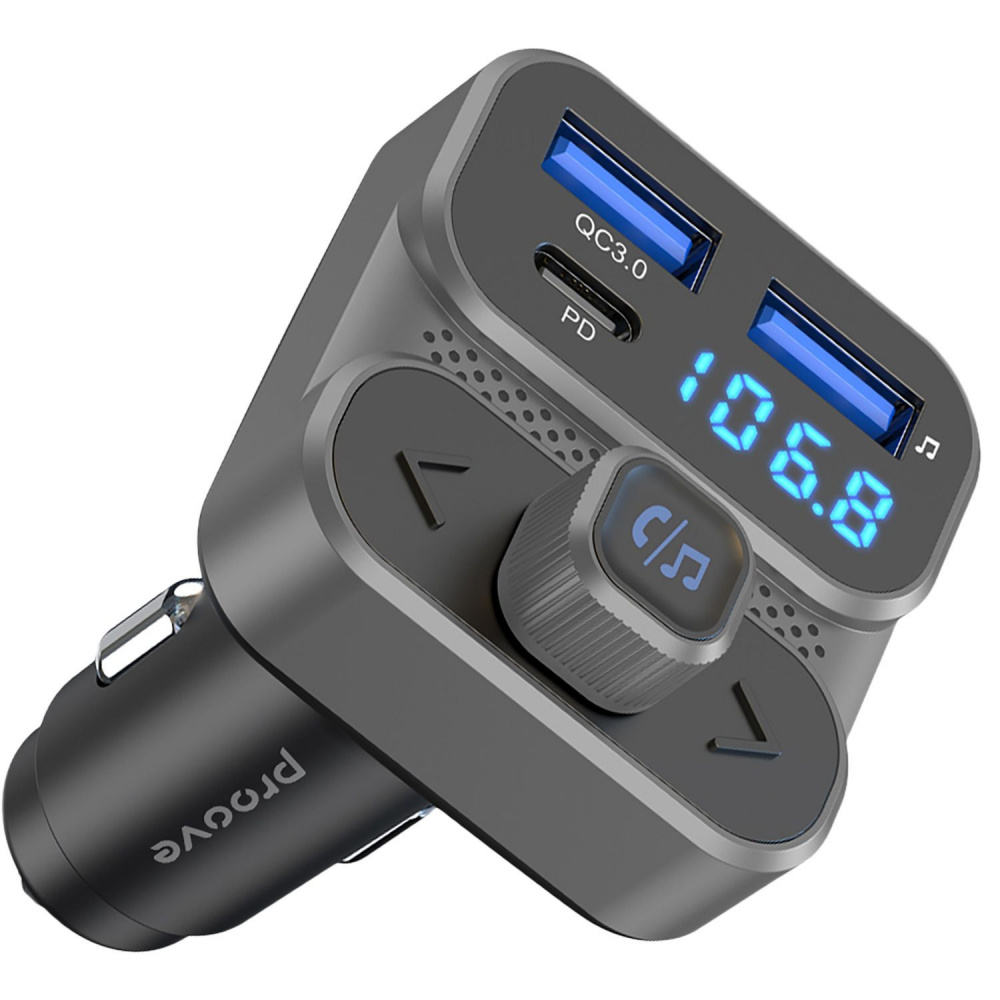 Автомобильное ЗУ Proove FM Launcher Luxor SE 36W (PD+QC3.0) Type-C+USB - фото 4