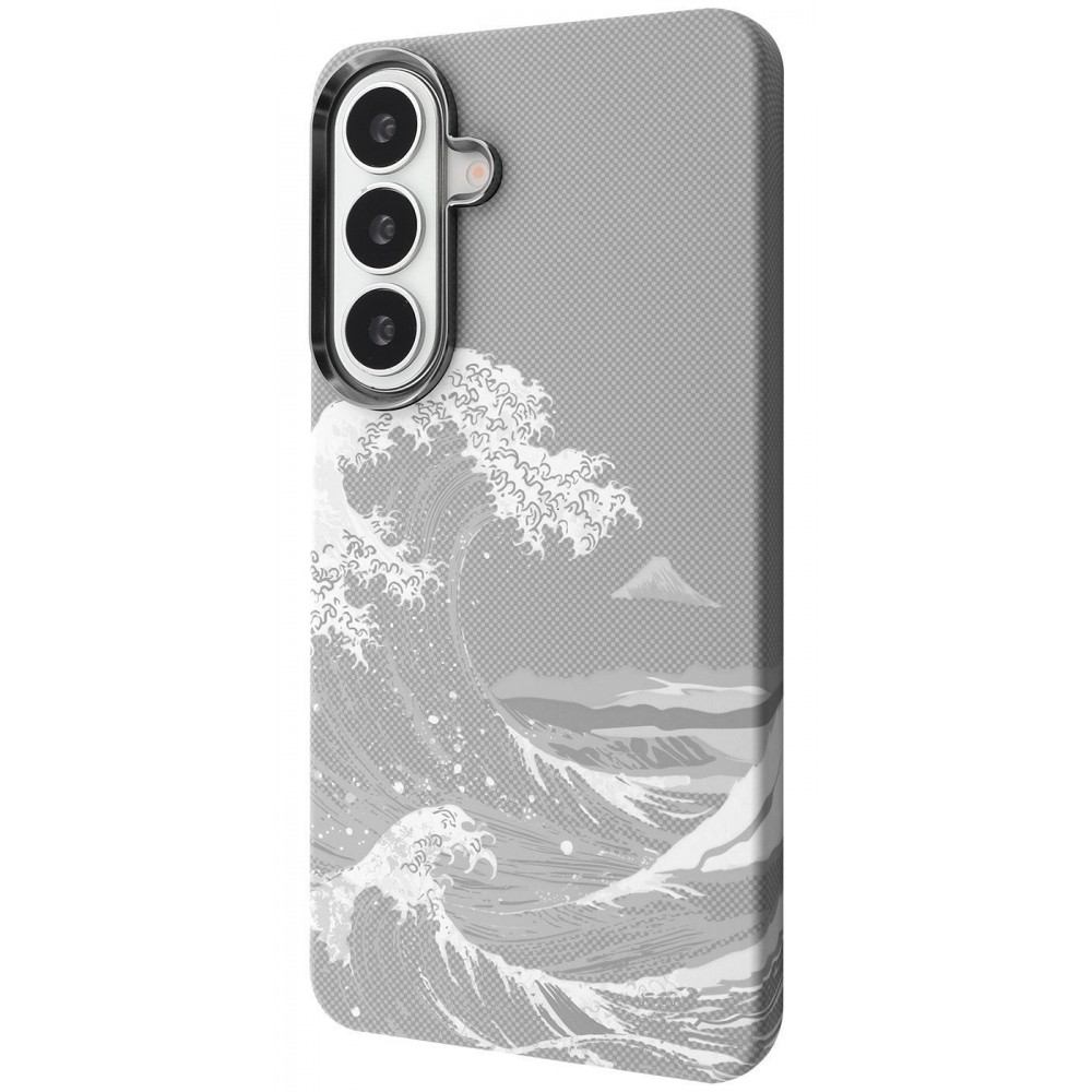 Чохол Proove Gleam Case with Magnetic Ring Samsung Galaxy S26 Plus (70950) white waves на малюнкі №1
