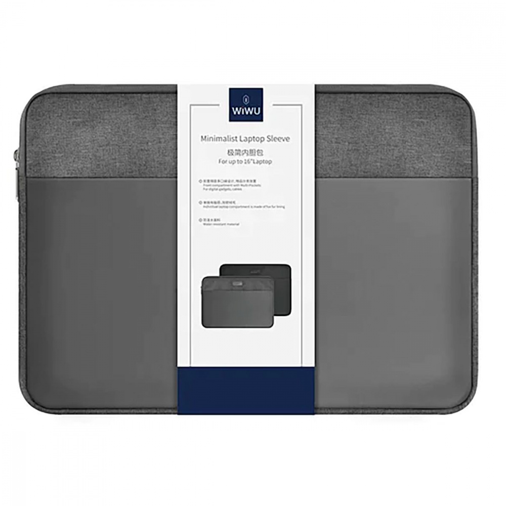 Сумка WIWU Minimalist Laptop Sleeve MacBook 16,2" - фото 1