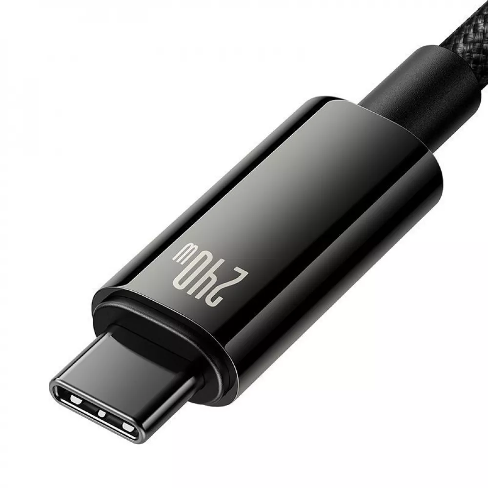 Кабель Baseus Tungsten Gold Fast Charging Type-C to Type-C 240W (1m) — Придбати в Україні - фото 6