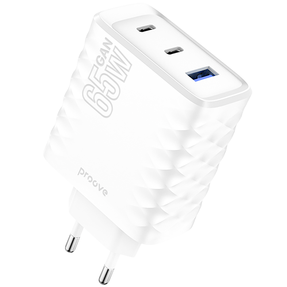 МЗП Proove Speed Surge Gan 65W (USB + 2 Type-C) — Придбати в Україні - фото 6