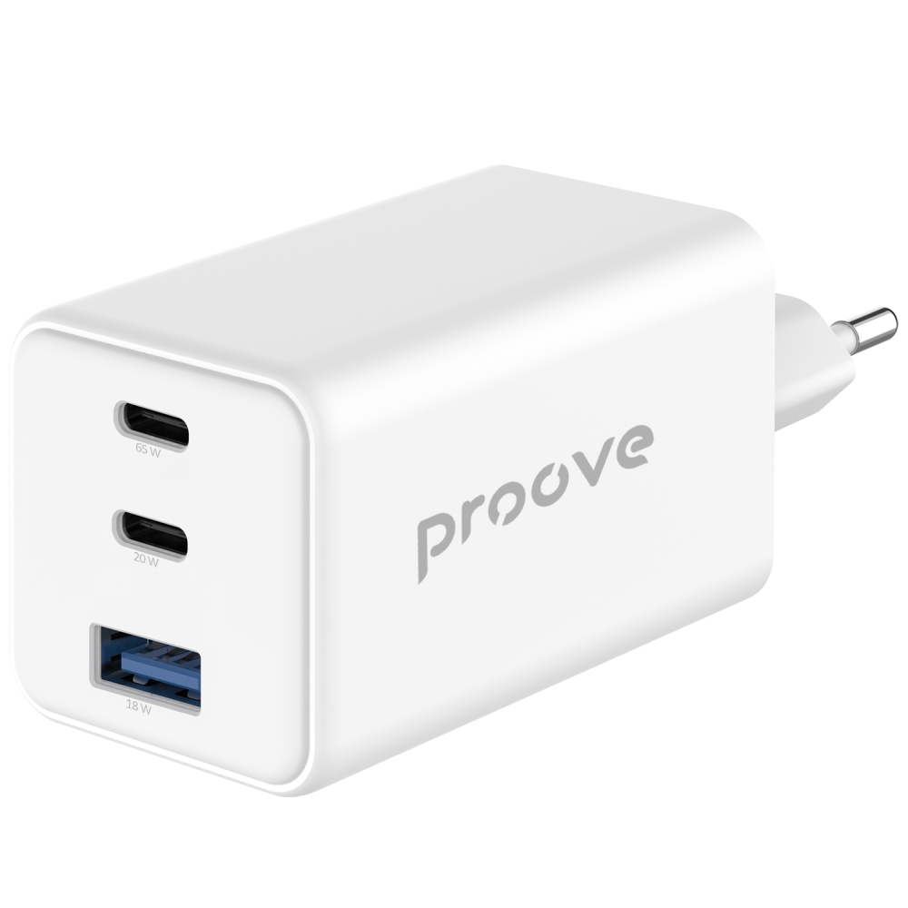 СЗУ Proove Pocket GaN 65W (2Type-C + USB) - фото 5