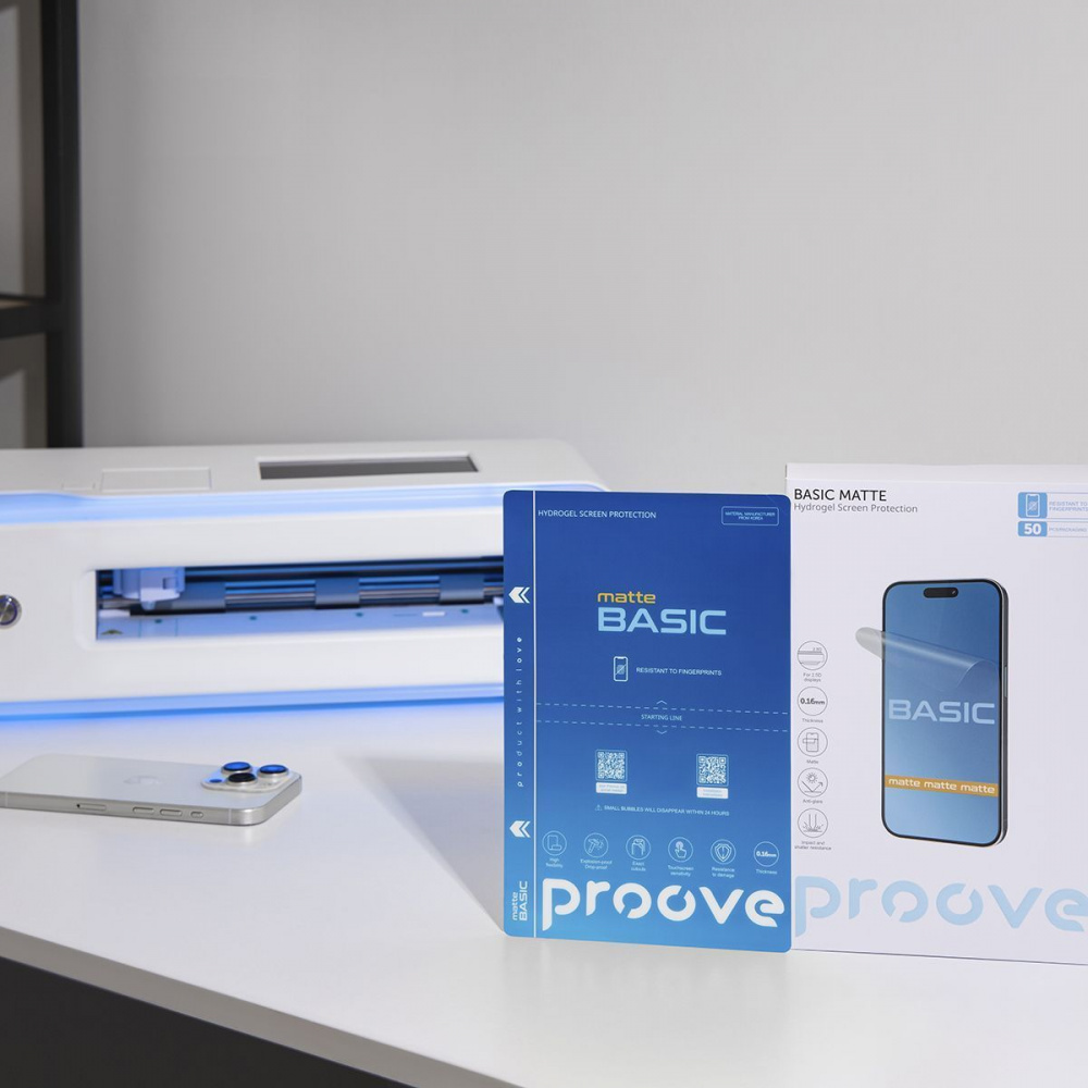 Захисна гідрогелева плівка Proove Hydrogel Screen Protection BASIC Matte — Придбати в Україні - фото 2