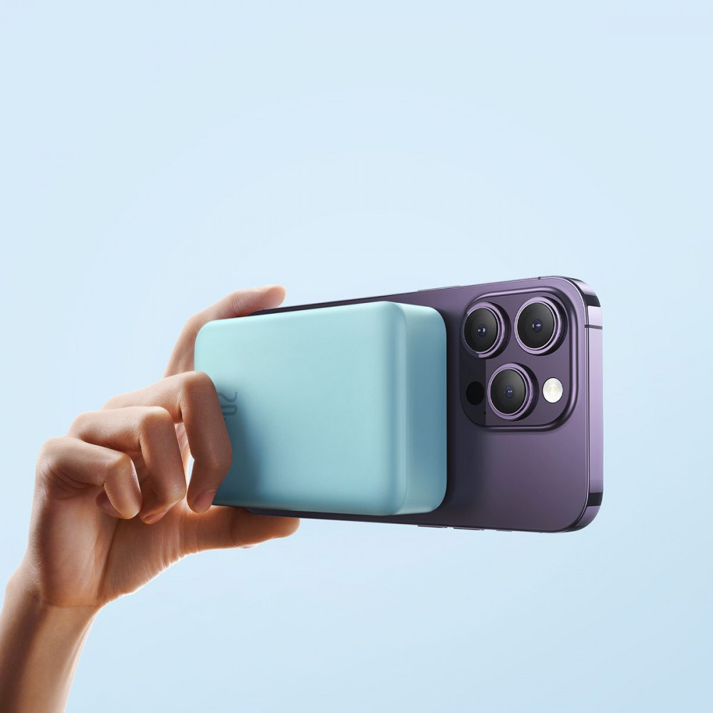 Портативна Батарея Baseus Magnetic Mini 20W 20000mAh (With cable Type-C to Type-C 20V/3A 0.3m) purple на малюнкі №9