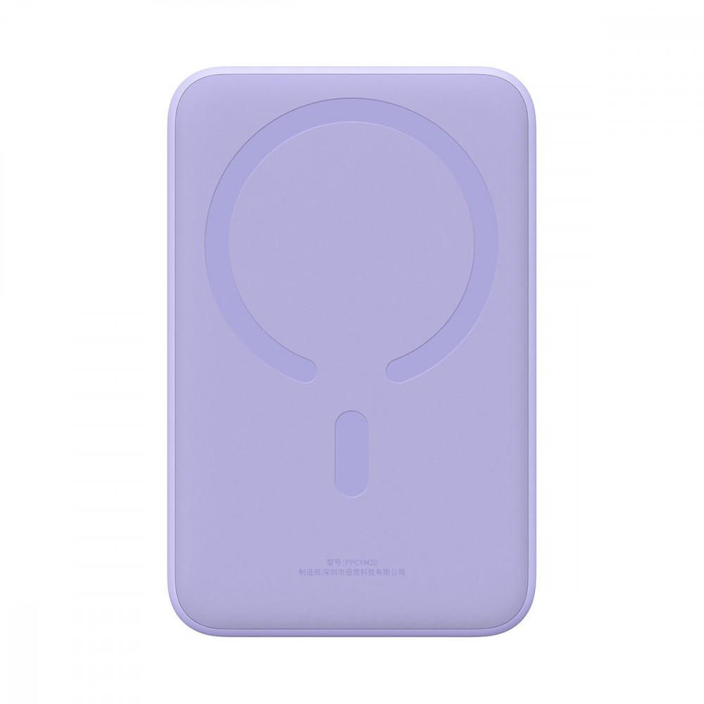 Портативна Батарея Baseus Magnetic Mini 20W 20000mAh (With cable Type-C to Type-C 20V/3A 0.3m) — Придбати в Україні - фото 12
