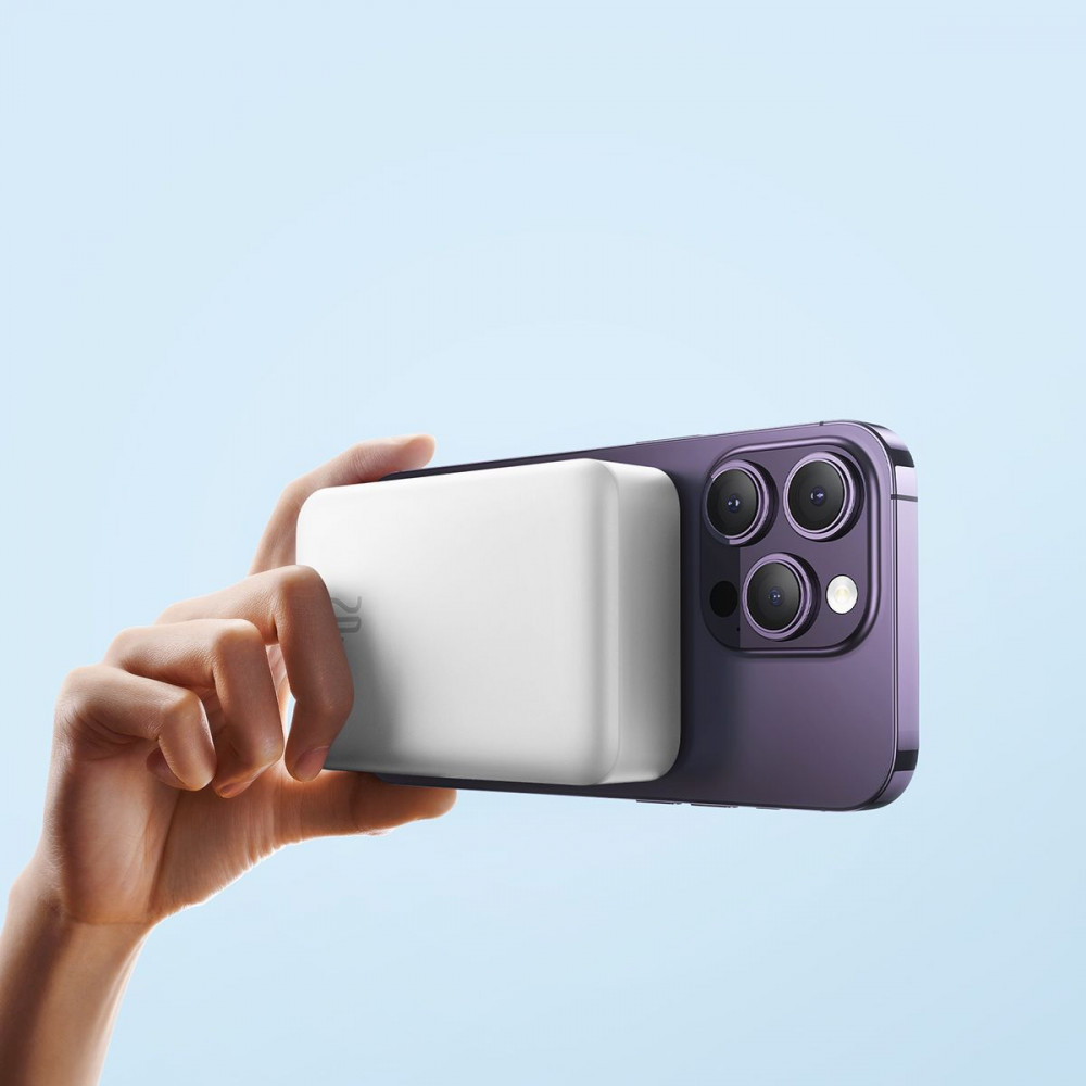 Портативна Батарея Baseus Magnetic Mini 20W 20000mAh (With cable Type-C to Type-C 20V/3A 0.3m) purple на малюнкі №12