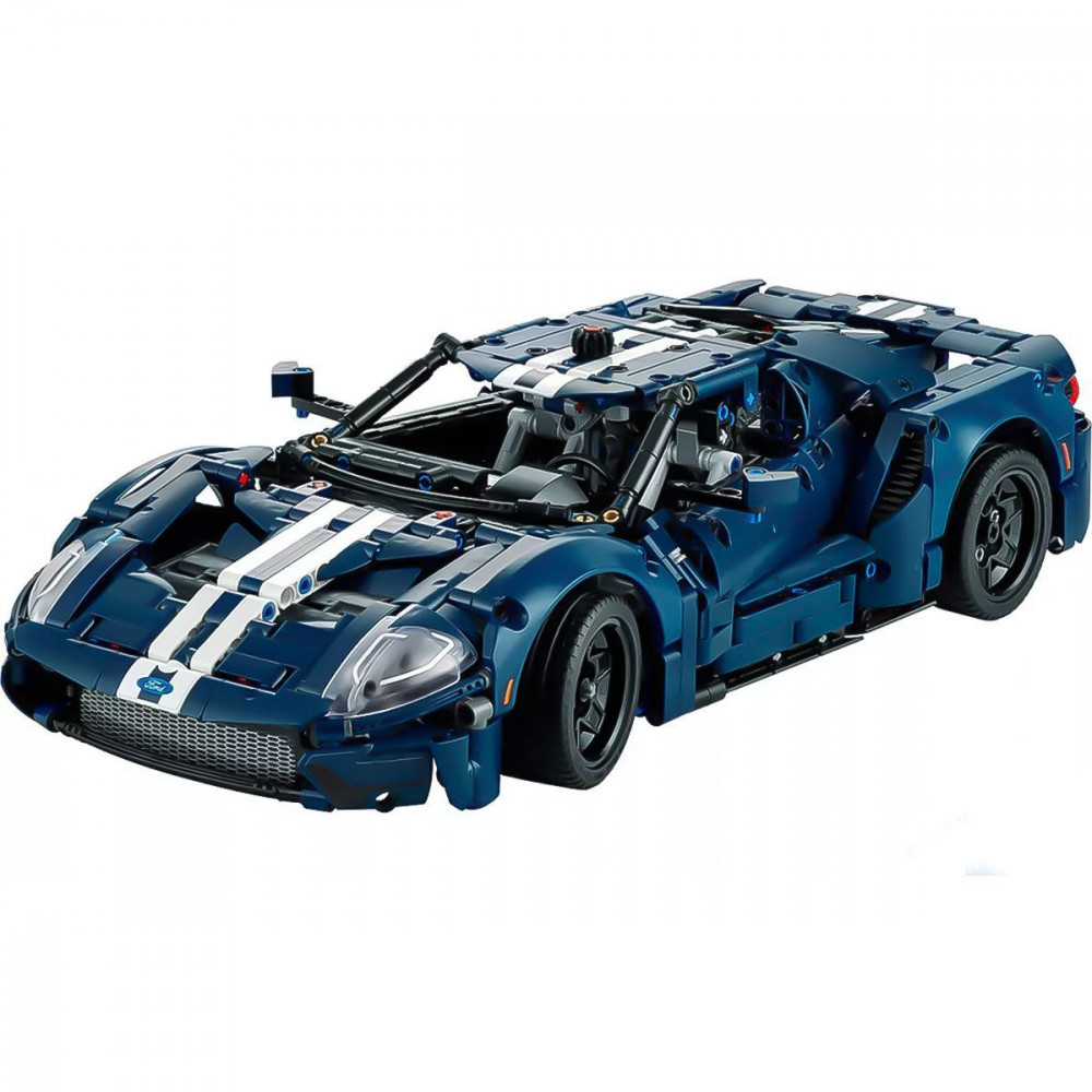 Машинка-конструктор Ford GT blue (68036) Синий на картинке №1