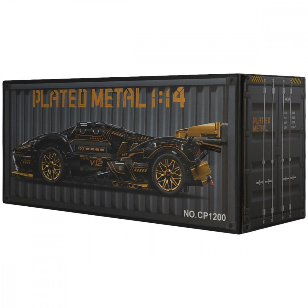 Машинка-конструктор Lamborghini Si?n FKP 37 SE black (68037) Черный на картинке №2