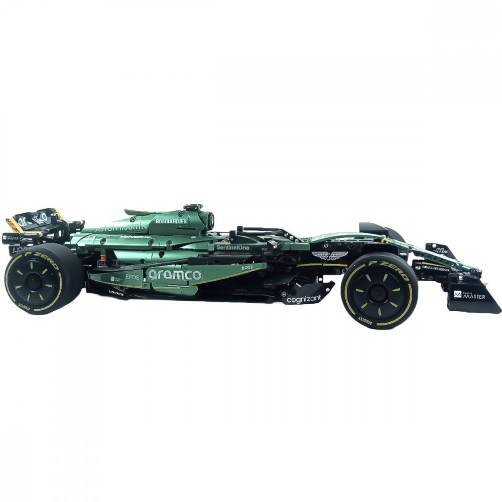 Машинка-конструктор Aston Martin AMR21 green (68039) Зелёный на картинке №4
