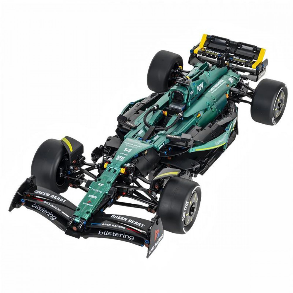 Машинка-конструктор Aston Martin AMR21 green (68039) Зелёный на картинке №1