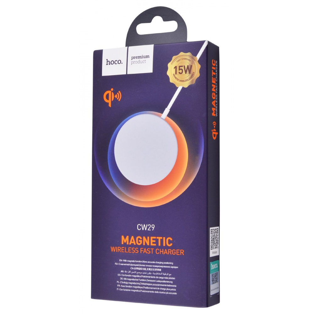 Бездротовий ЗП Hoco CW29 Magnetic 15W — Придбати в Україні