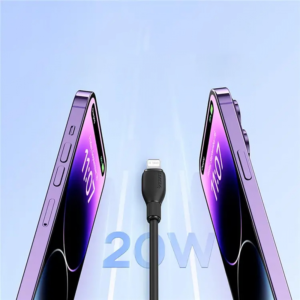 Кабель Baseus Pudding Series Type-C to Lightning 20W (1,2m) — Придбати в Україні - фото 3