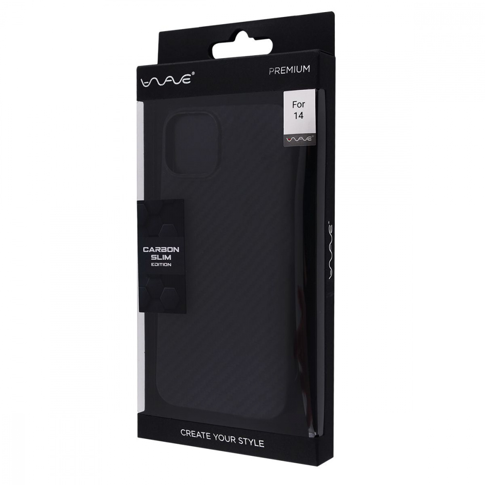 Чехол WAVE Premium Carbon Slim with MagSafe iPhone 14 - фото 1