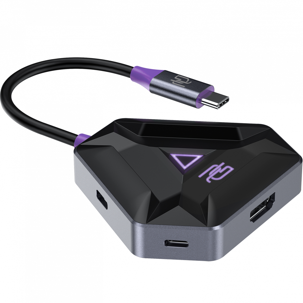 Type-C-Хаб Proove Gaming Spectre (2*USB3.0 + Type-C + PD100W + HDMI) — Придбати в Україні - фото 6