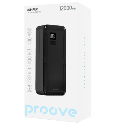 Пусковий Пристрій Proove Jumper 12 000mAh 1200A — Придбати в Україні