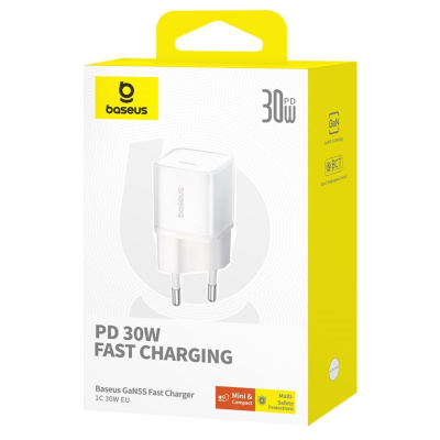 МЗП Baseus GaN5S Fast Charger 30W (Type-C)