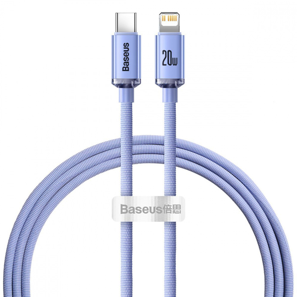 Кабель Baseus Crystal Shine Series Fast Charging Type-C to Lightning 20W (1.2m) - фото 11
