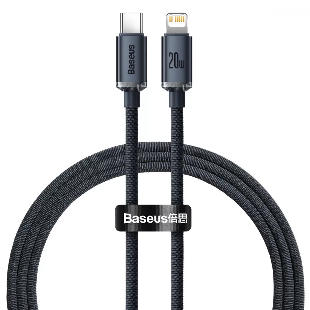 Кабель Baseus Crystal Shine Series Fast Charging Type-C to Lightning 20W (1.2m) - фото 11