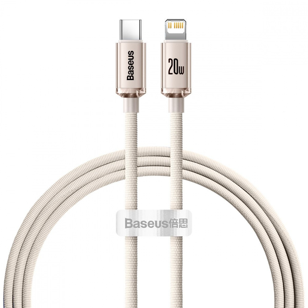 Кабель Baseus Crystal Shine Series Fast Charging Type-C to Lightning 20W (1.2m) — Придбати в Україні - фото 12