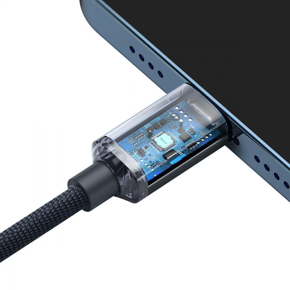 Кабель Baseus Crystal Shine Series Fast Charging Type-C to Lightning 20W (1.2m) — Придбати в Україні - фото 7