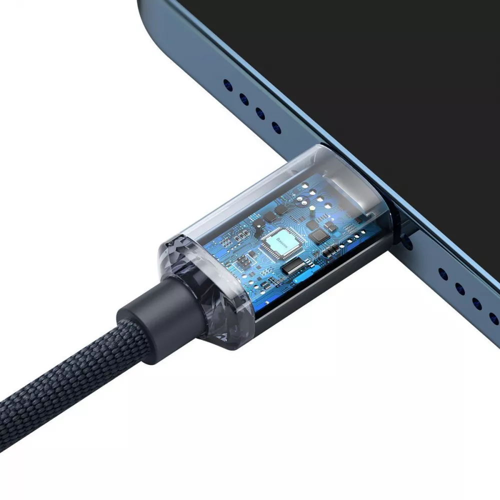 Кабель Baseus Crystal Shine Series Fast Charging Type-C to Lightning 20W (1.2m) - фото 7