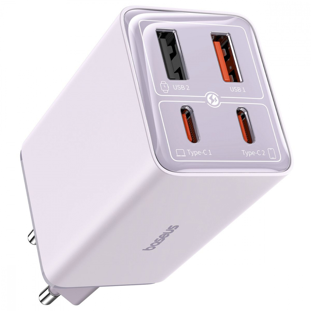 СЗУ Baseus GaN6 Pro Fast Charger 2 Type-C + 2 USB 65W