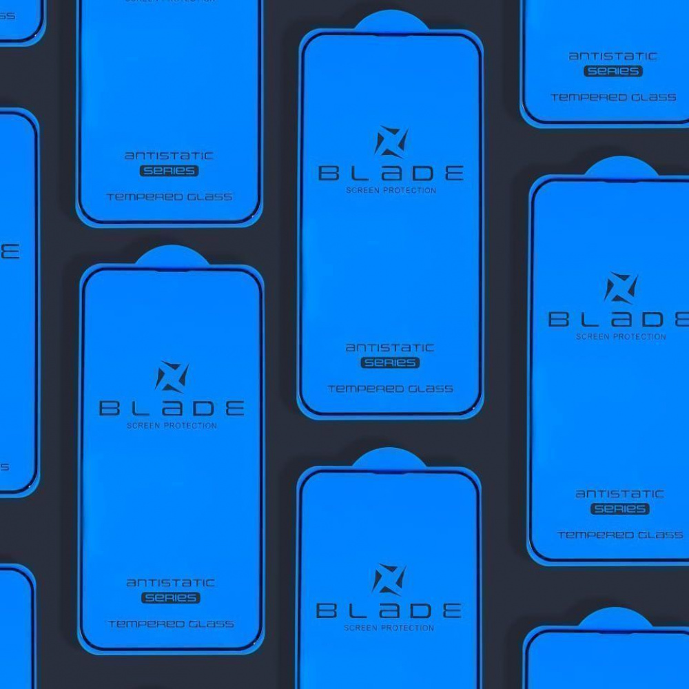 Захисне скло BLADE ANTISTATIC Series Full Glue iPhone 12/12 Pro без упаковки — Придбати в Україні - фото 1