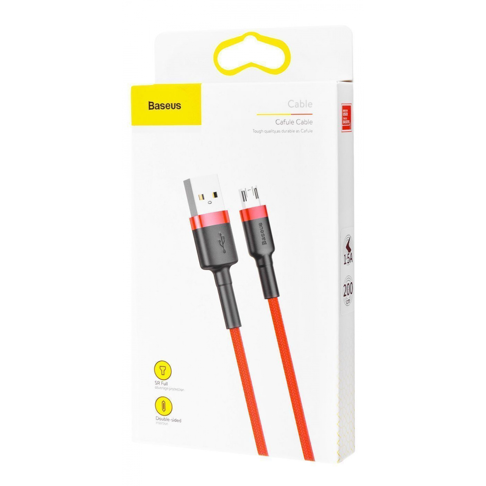 Кабель Baseus Cafule Micro USB 1.5A (2m) — Придбати в Україні - фото 1