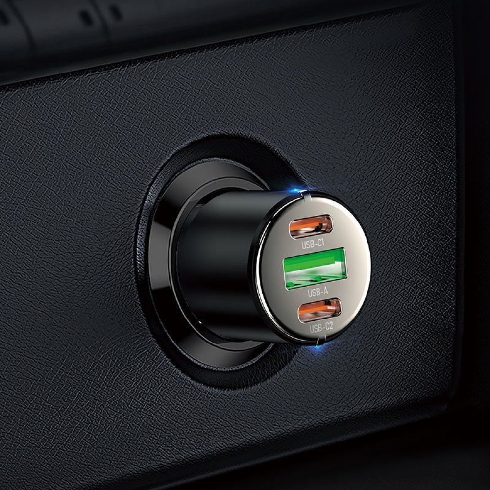 АЗП Hoco NZ6 45W (2 Type-C + 1 USB) — Придбати в Україні - фото 1