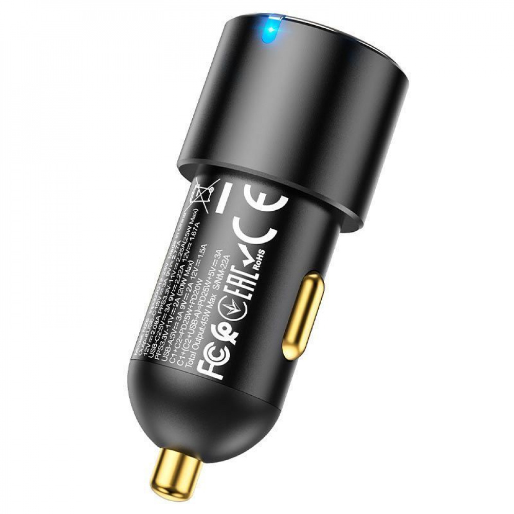 АЗП Hoco NZ6 45W (2 Type-C + 1 USB) — Придбати в Україні - фото 6
