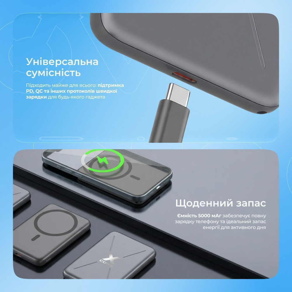 Портативна Батарея Proove X-Core 20W 5000mAh — Придбати в Україні - фото 3