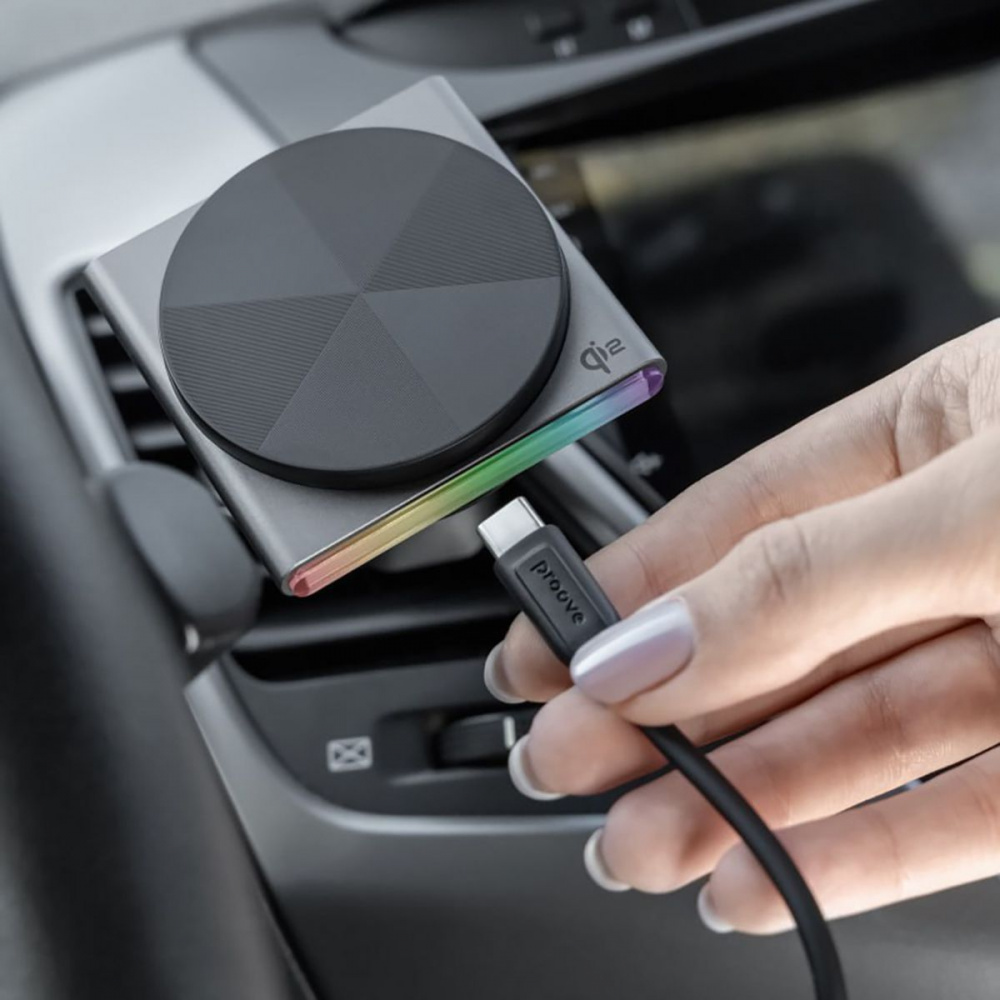 Автомобільний тримач з Бездротовим ЗП Proove Neostorm QI2 15W — Придбати в Україні - фото 6