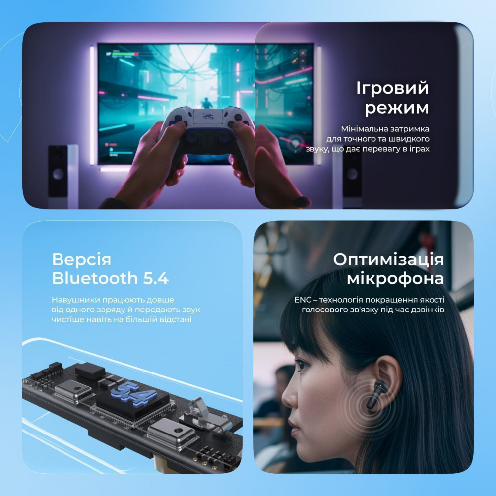 Бездротові навушники Proove Logic TWS (APP) — Придбати в Україні - фото 11