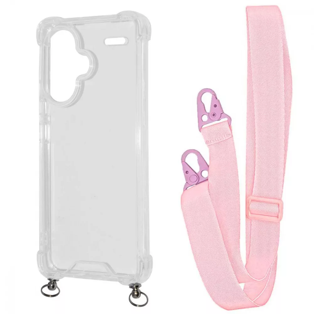 Чехол WAVE Clear Case with Strap Xiaomi Redmi Note 13 Pro+ - фото 3