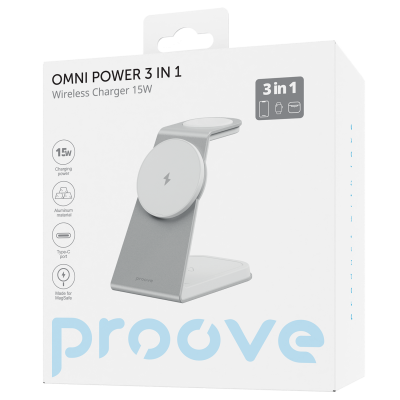 Бездротовий ЗП Proove Omni Power 3 in 1 — Придбати в Україні