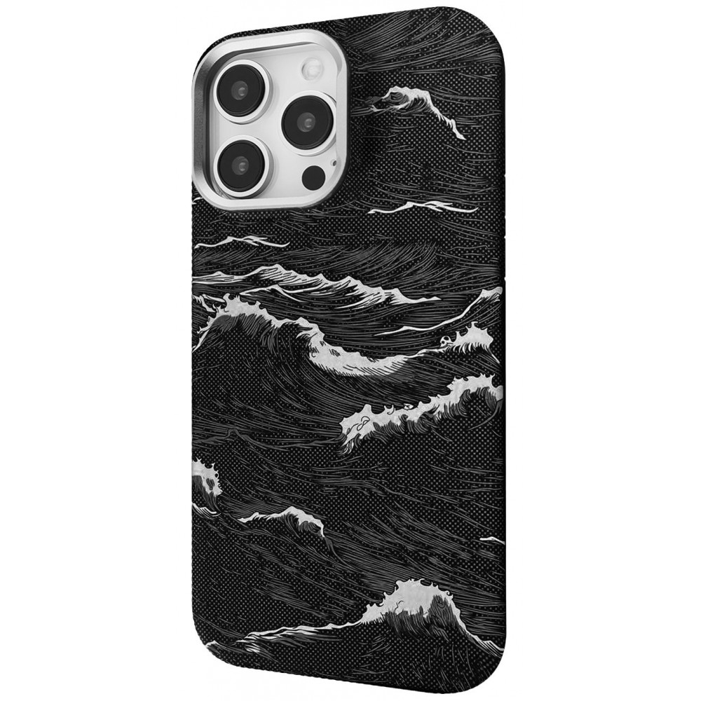 Чехол Proove Gleam Case with Magnetic Ring iPhone 15 Pro Max black ocean (PCGCIP15PM71) Океанический черный на картинке №1