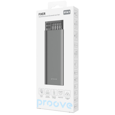 Багатофункціональний набір викруток Proove Fixer 51in1 — Придбати в Україні